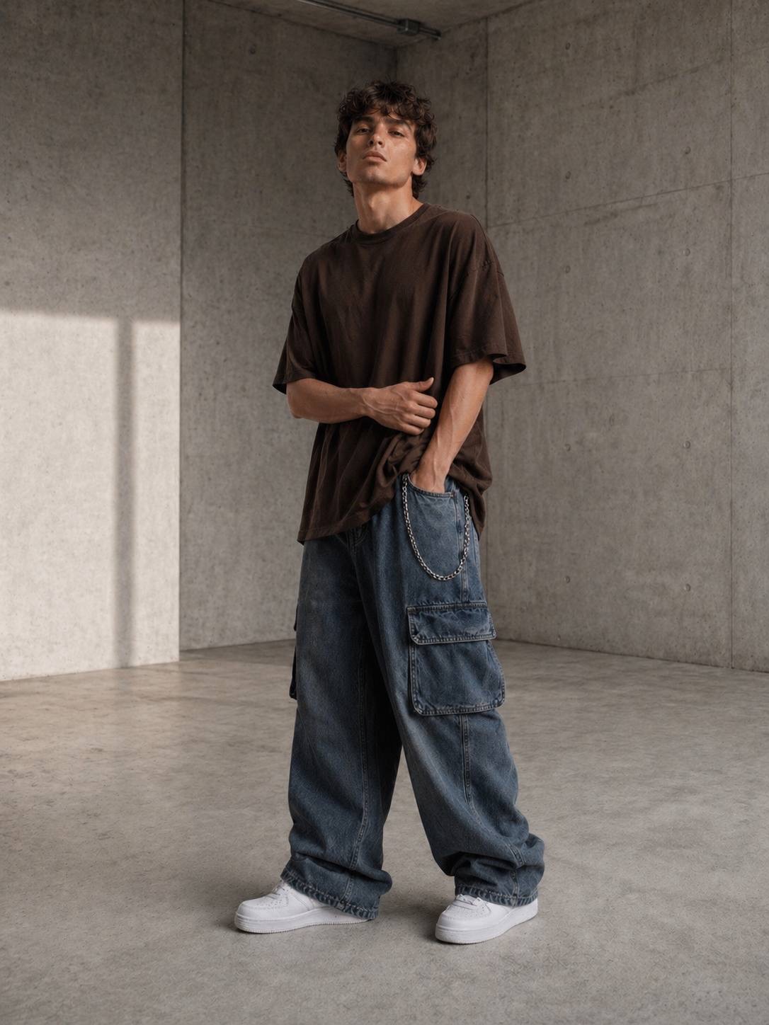 Kahve Oversize T-shirt